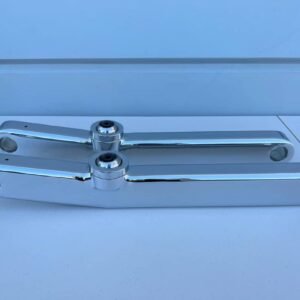 1959-64 CHEVY IMPALA PREMIUM HD 2X3 REAR TRAILING ARMS PAIR (CHROME FINISH)
