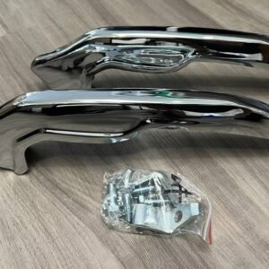1965 Chevrolet Impala, Bel Air & Biscayne Chrome Rear Bumper Guards Pair