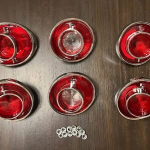 1964 Impala Ful-Size Tail Light & Back up lens Assembly Set