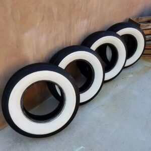 Set of 4 Denman G78x14 3.5" Whitewall Tires for the set. Like new.. never seen the street.
