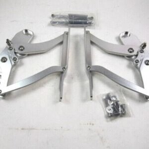 1963-1964 Chevy Impala Billet Aluminum Hood Hinges Set Clear