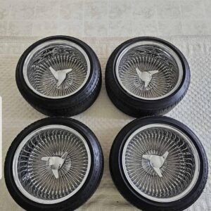17x9 stamped Dayton wire wheels