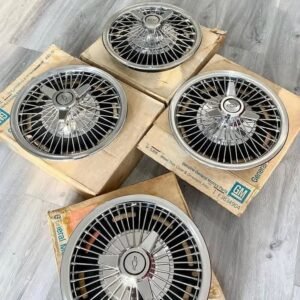 1964-1966 Impala Nos 14 inch Wire Hubcaps!, still in original box