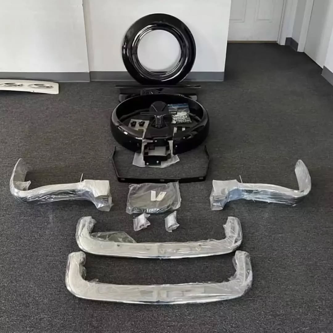 Restored original continental kit for a 1955 Bel Air.