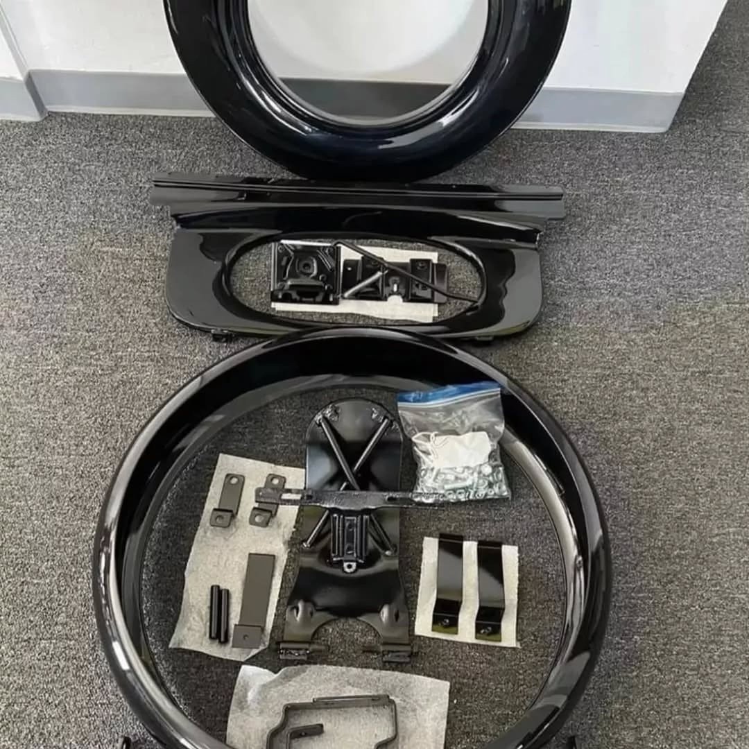 Restored original continental kit for a 1955 Bel Air. - Image 3