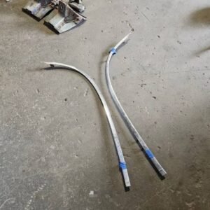 61 62 convertible lower windhsield outer trim