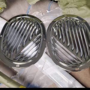 58-63 chrome kick panel vent covers