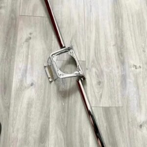 1961- 1964 lmpala Convertible Rear Seat Accessory Chrome Trim, Fresh Chrome, Small defect.